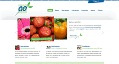 Desktop Screenshot of go-tuinbouw.nl